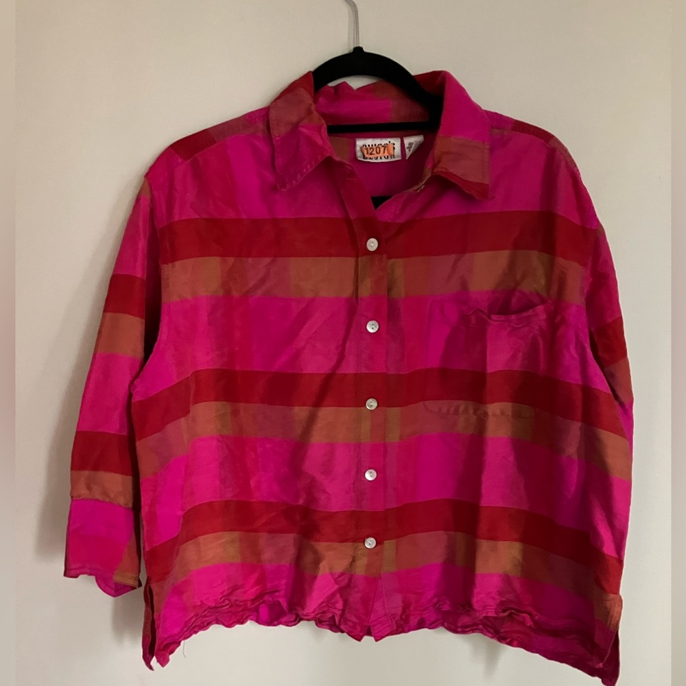 Silk gorgeous vintage chicos top